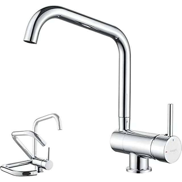 Miscelatore da cucina abbattibile Ibergrif M22106 in inox 304