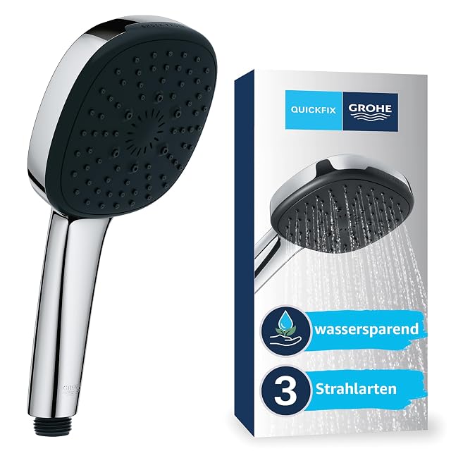Doccetta cromata quadrata GROHE Vitalio Comfort 110