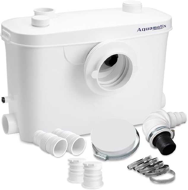 Pompa trituratrice Aquamatix da 400 W con sfiato a filtro ai carboni