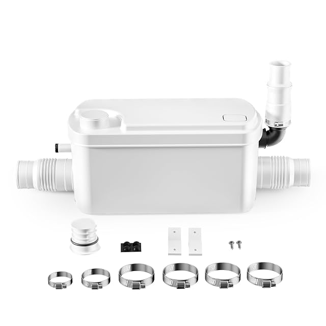 Pompa trituratrice compatta XPOtool da 250 W a tre ingressi