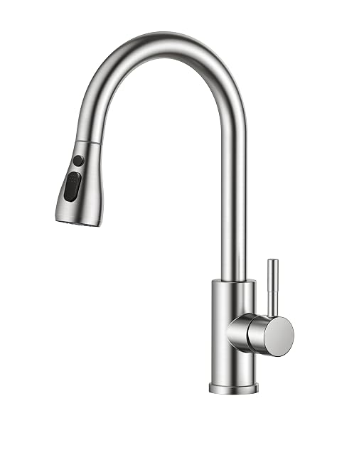 Miscelatore da cucina estraibile in acciaio inox FORIOUS