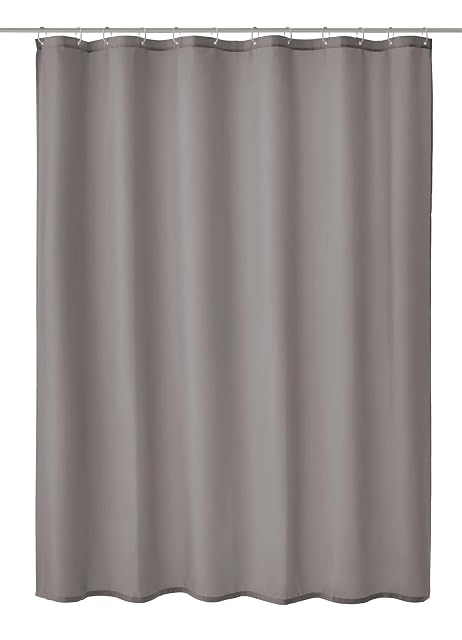 Tenda da doccia in poliestere grigio ardesia Kleine Wolke Kito
