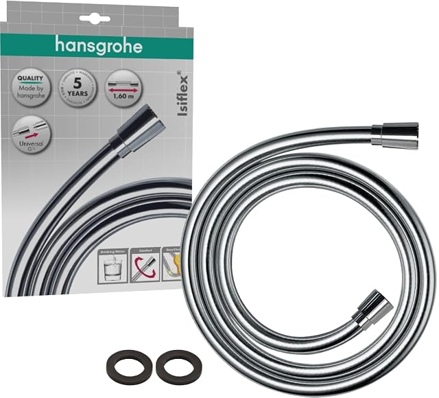 Flessibile doccia cromato hansgrohe Isiflex, 1,60 metri