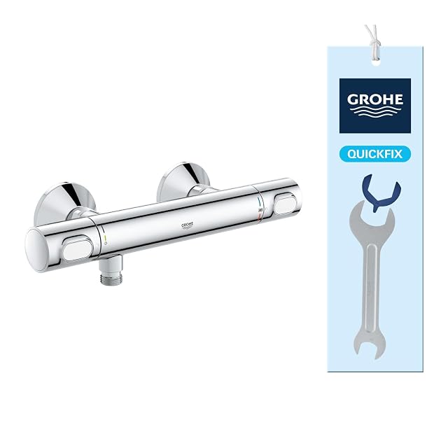 Miscelatore termostatico doccia cromato GROHE Precision Flow