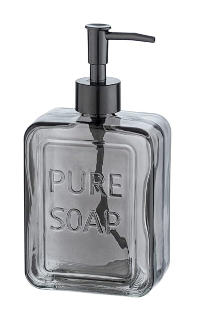 Dispenser di sapone in vetro grigio WENKO Pure Soap