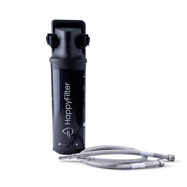 Filtro dell’acqua in linea anticalcare e a carbone HappyFilter Gen. 3