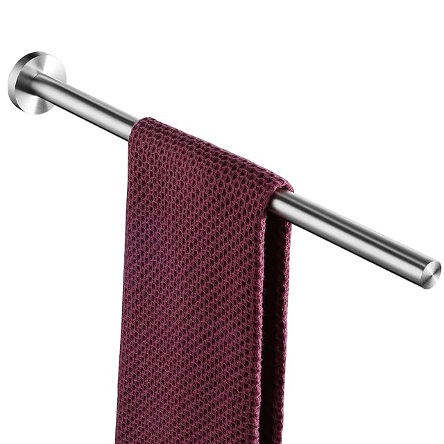 Portasciugamani in acciaio inox spazzolato ZUNTO, 40 cm