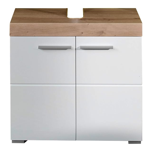 Mobile lavabo Amanda bianco lucido e rovere trendteam